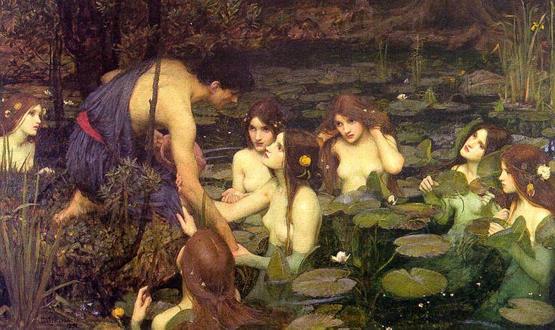 John William Waterhouse Hylas and the Nymphs oil painting image